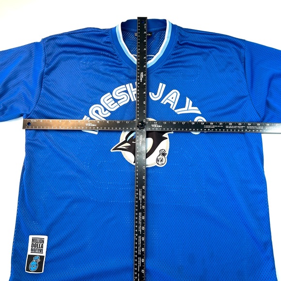 Men's Blue Toronto Blue Jays Jersey, Million Dolla Motive Brand - Picture 5 of 10